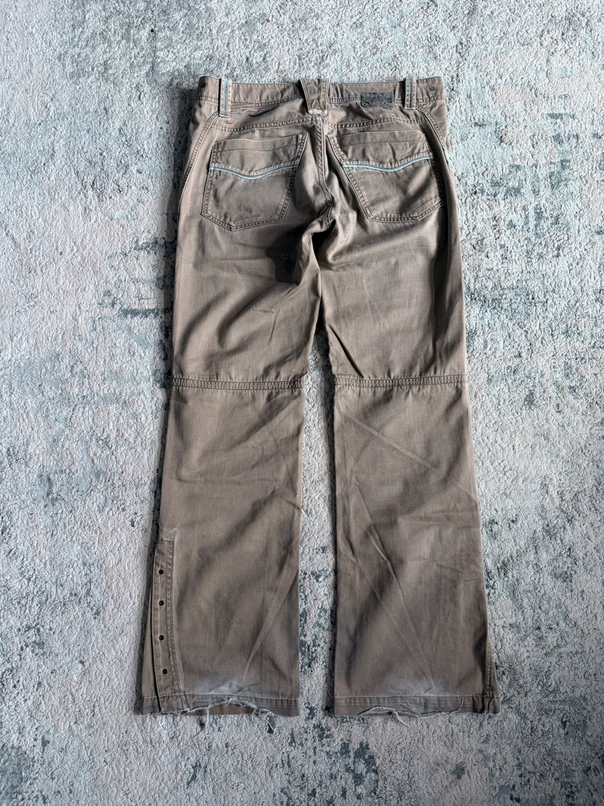 Diesel Bootcut Laceup Leg Bootcut Pants Size US 30 / EU 46 - 9 Thumbnail