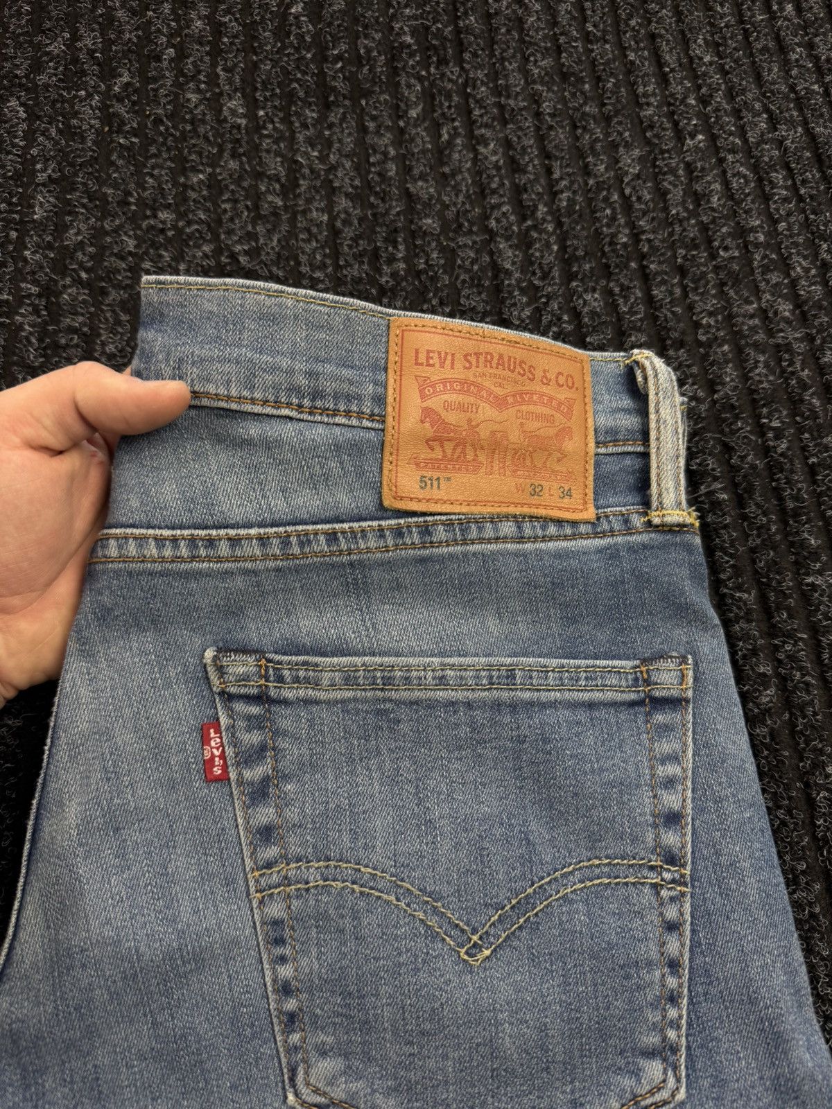 Levi's Vintage Levis 511 Light Wash Slim Denim Pants Jeans w 32 Size US 32 / EU 48 - 6 Thumbnail