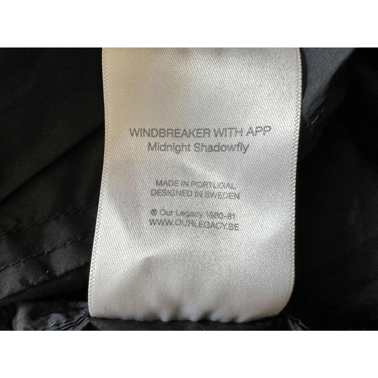 Our Legacy Vintage Our Legacy Windbreaker Midnight Shady jacket Size US M / EU 48-50 / 2 - 8 Thumbnail