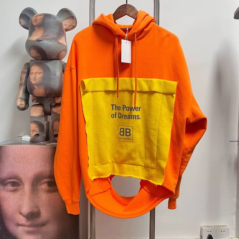 Balenciaga Patchwork Hoodie j1322 - dmc