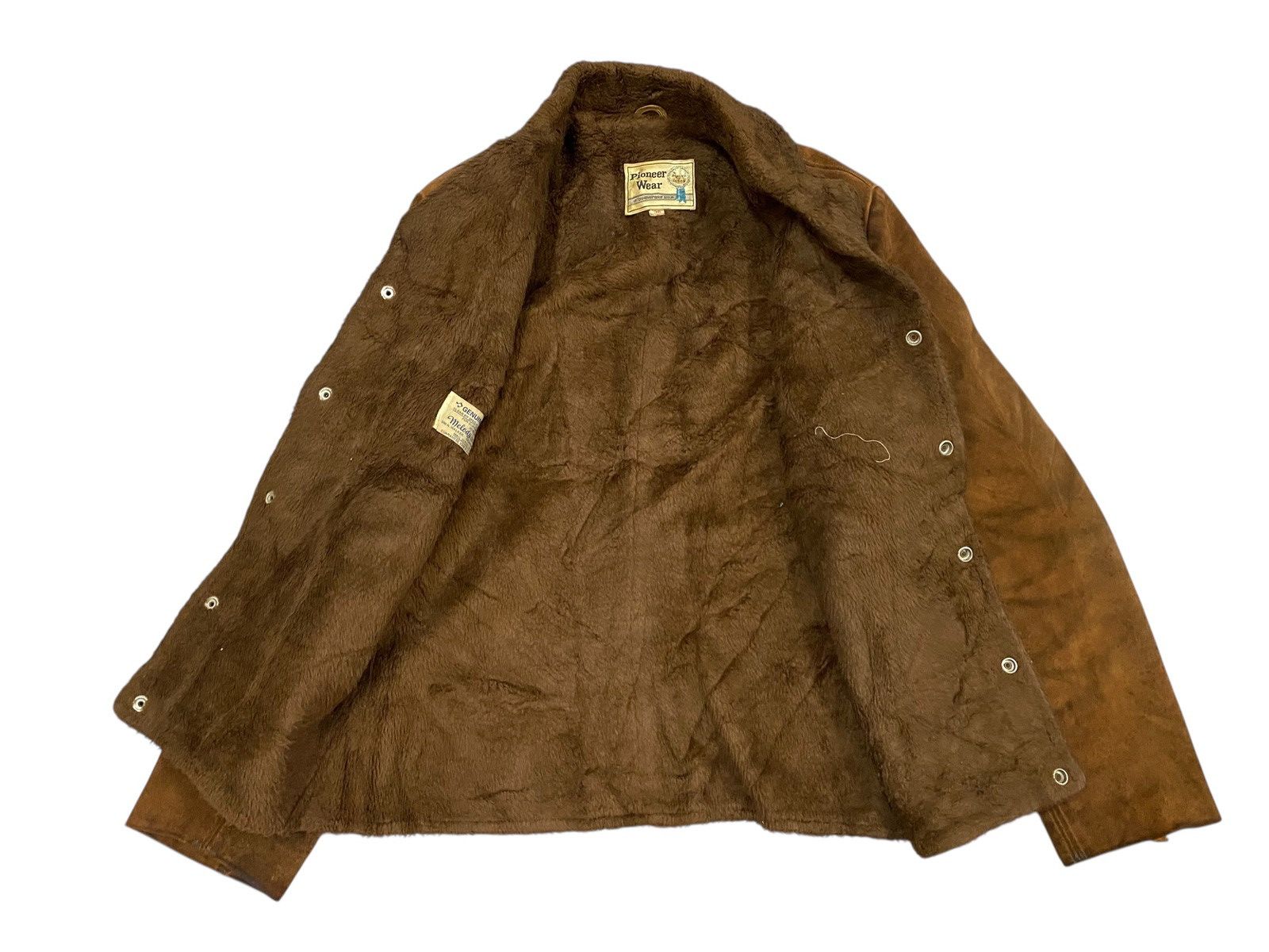 Vintage Vintage Pioneer Wear Suede Sherpa Jacket Western Rancher USA Size US M / EU 48-50 / 2 - 4 Thumbnail
