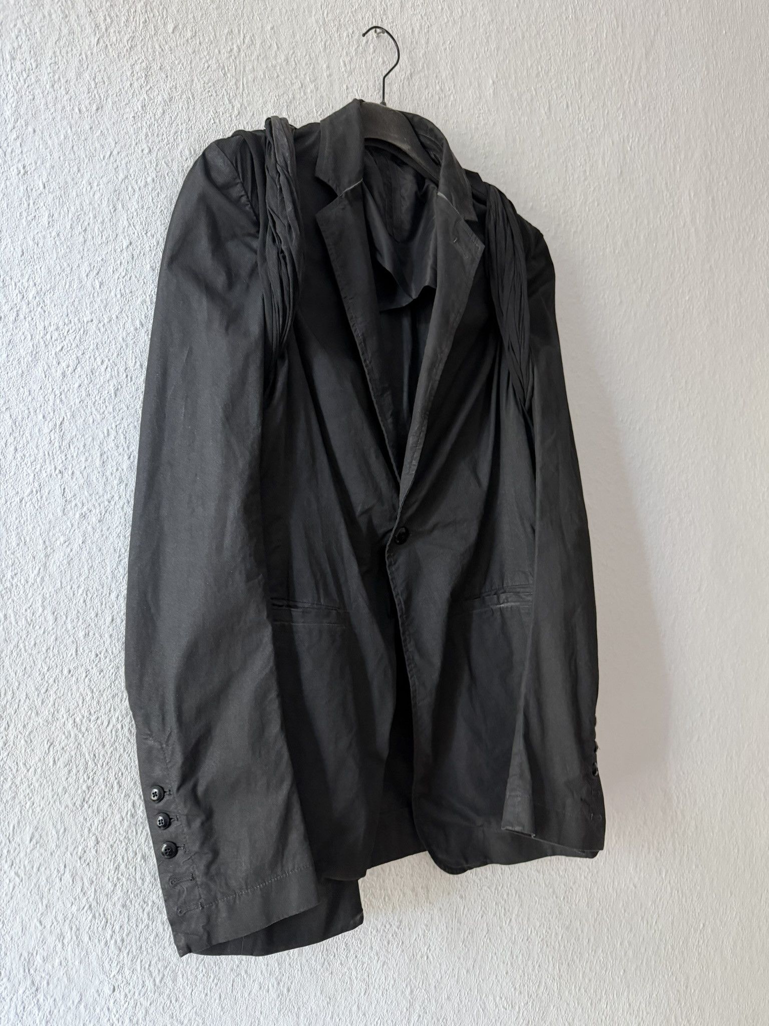 Rick Owens S/S 14 "VICIOUS" Black Mineral Hustler Jacket Rick Owens XL Size US XL / EU 56 / 4 - 8 Thumbnail