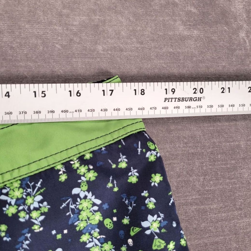 Quiksilver Quiksilver Board Shorts Navy Green Swimming Trunks Beach L Mens Size US 33 - 7 Thumbnail