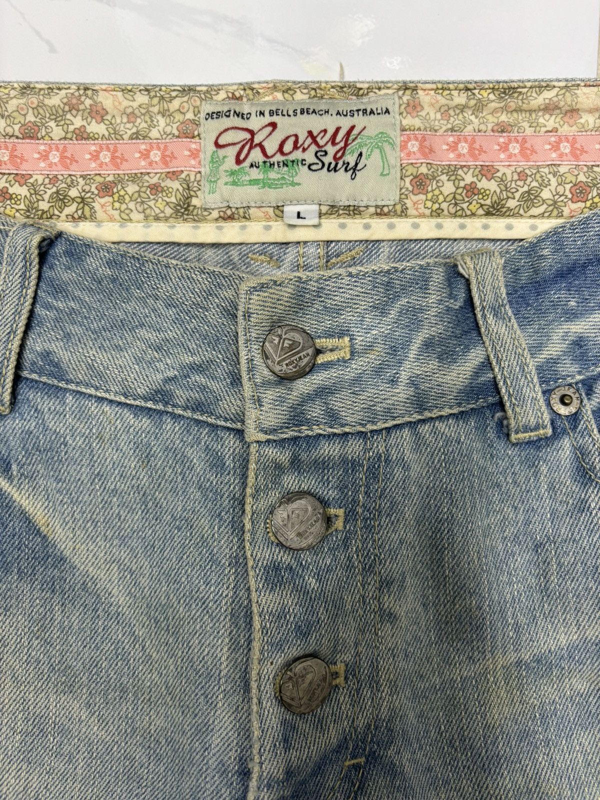 Japanese Brand × Kapital × Undercover Vintage Hippie Flare Jeans Bootcut Distressed Patchwork Roxy Size 30" / US 8 / IT 44 - 11 Thumbnail