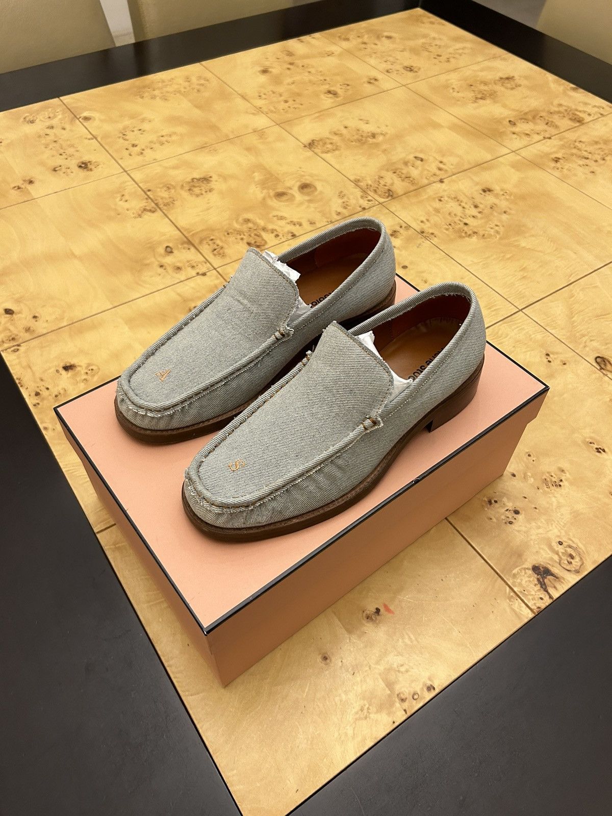 Acne Studios Acne studios denim loafers | Grailed