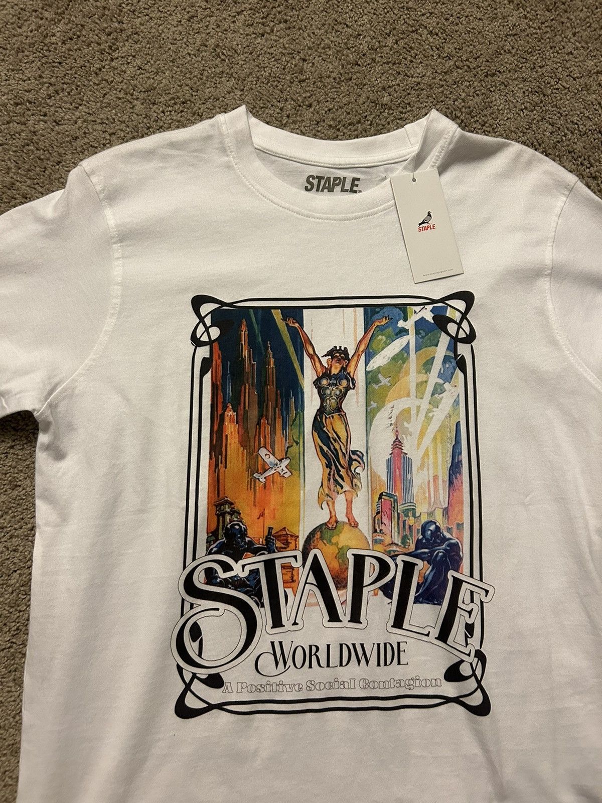 Staple Jeff Staple Staple Pigeon ‘Worldwide’ Tee Size Small Size US S / EU 44-46 / 1 - 4 Thumbnail