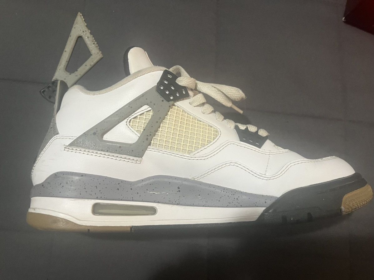 Nike Air Jordan 4 White Cement Size 8 US Size US 8 / EU 41 - 4 Thumbnail