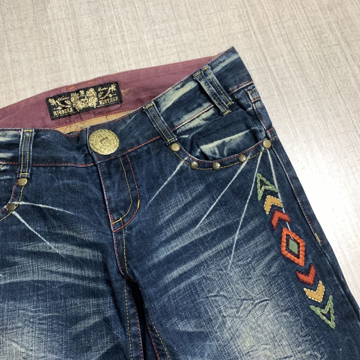 If Six Was Nine 2000s japanese archive Flared denim jeans Size US 34 / EU 50 - 6 Thumbnail