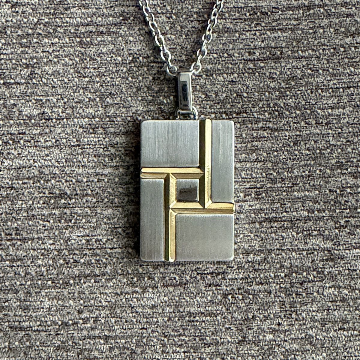 Other Mens Geometric Pendant Necklace 24” Size ONE SIZE - 5 Thumbnail