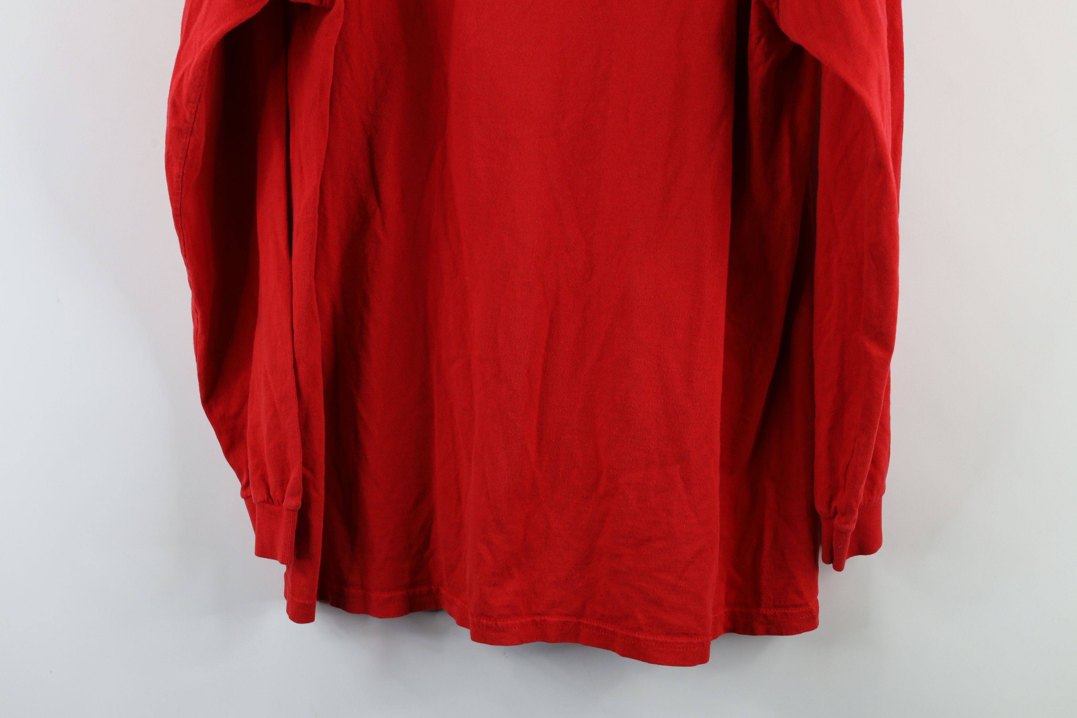 Vintage Vintage 90s University Mock Neck Long Sleeve T-Shirt US Size US L / EU 52-54 / 3 - 12 Thumbnail