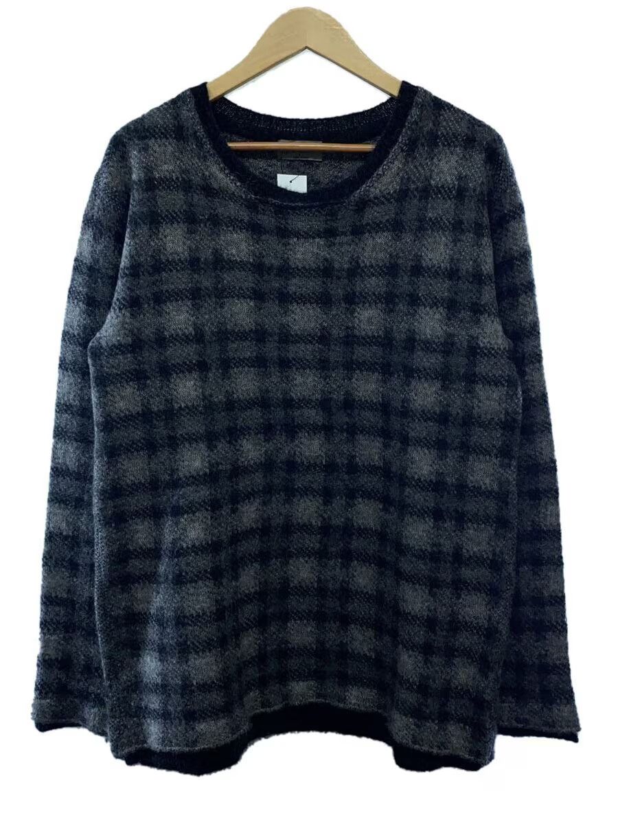 Yohji Yamamoto AW12 Plaid Alpaca Wool Knit Sweater Size US L / EU 52-54 / 3 - 1 Thumbnail