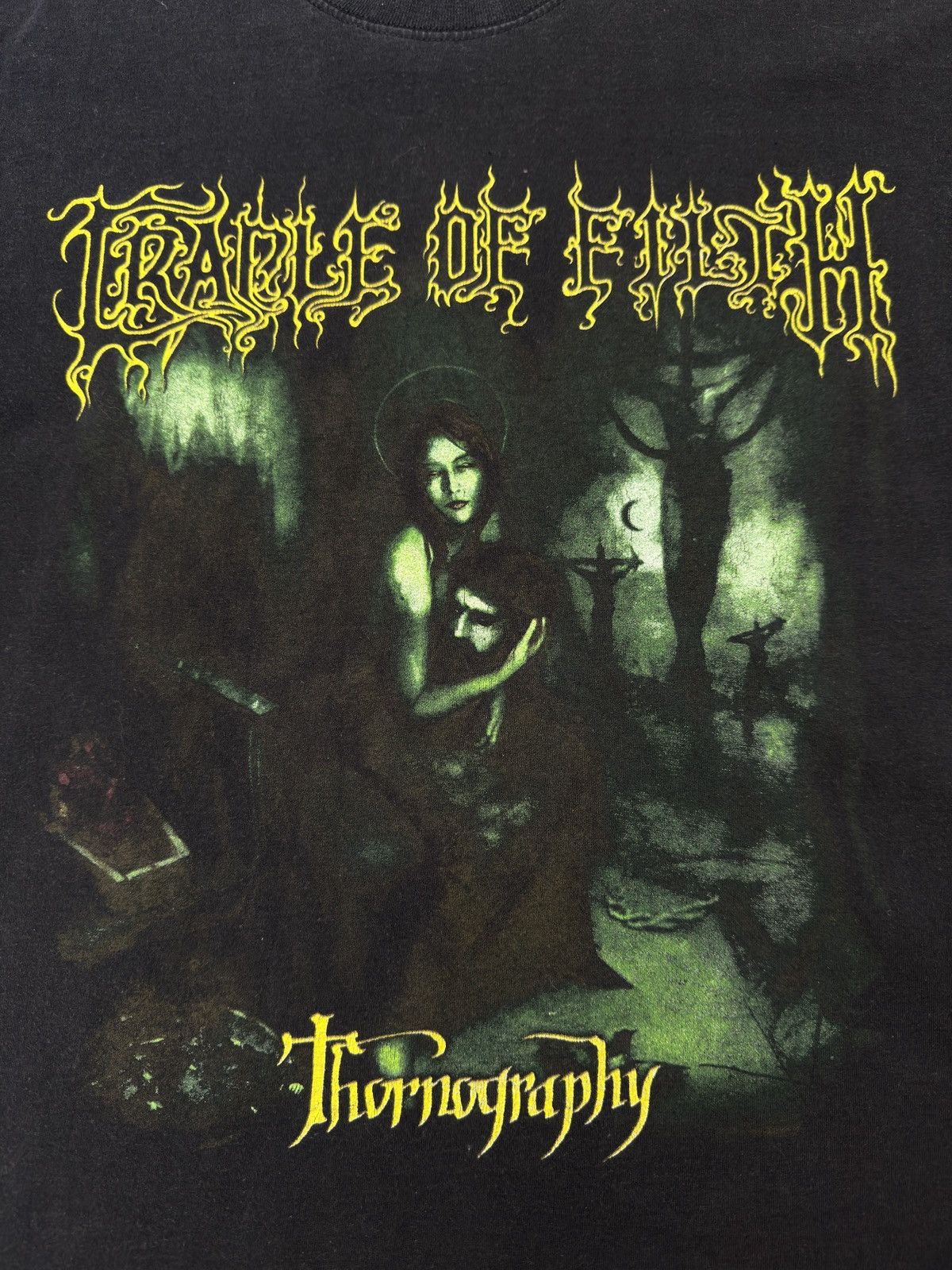Band Tees Vintage Cradle of Filth Thornography 2006 T-Shirt Band Tee Size US M / EU 48-50 / 2 - 3 Thumbnail