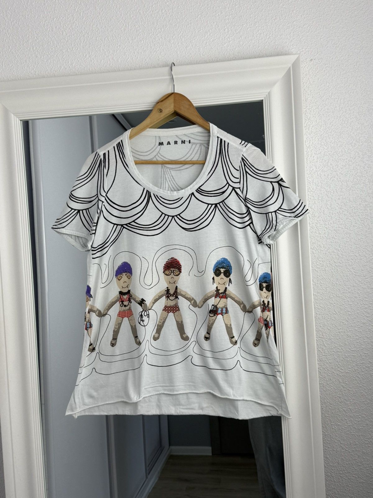 Marni Marni Designer T-Shirt Art Rare Tee Marni Size: 44 Size M / US 6-8 / IT 42-44 - 1 Thumbnail