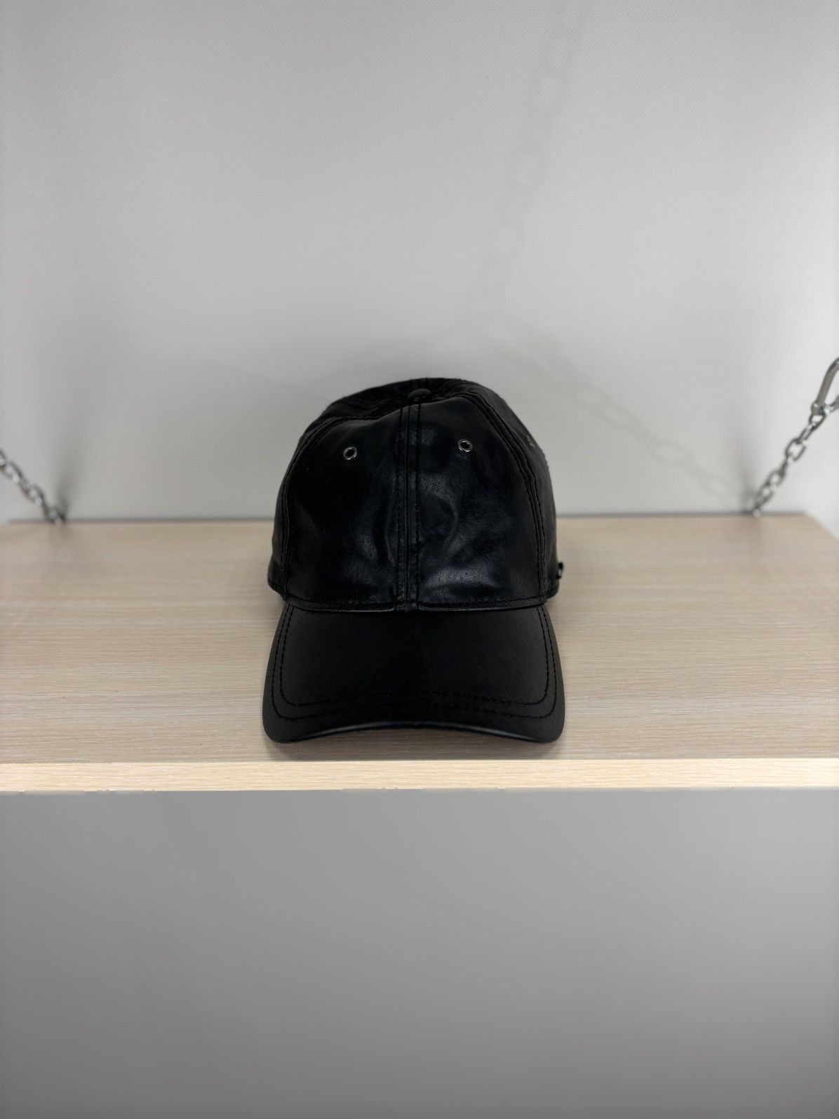 Leather × Stetson Mens leather cap Stetson Color Black Size ONE SIZE - 2 Thumbnail