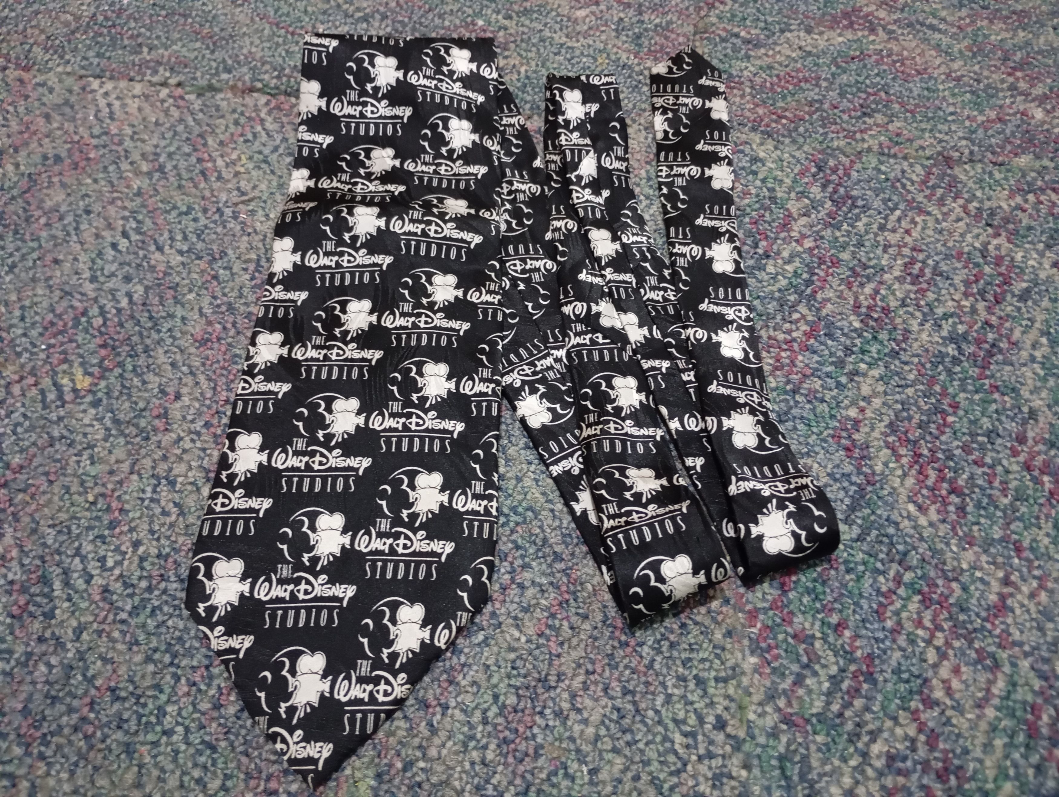 Disney × Mickey Mouse Mickey Mouse Tie Mickey Mouse Necktie Made in USA Size ONE SIZE - 1 Thumbnail