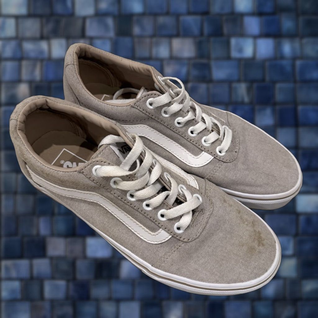 Vans VANS Ward Womens Low Top Lace Up Shoes In (Summer Camp) Taupe Size 8.5 Sneaker Shoes Womens Size M / US 6-8 / IT 42-44 - 1 Thumbnail