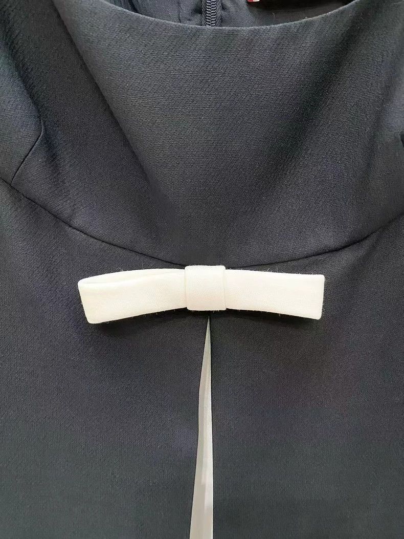 Valentino Valentino Black and white color-blocked dress Size M / US 6-8 / IT 42-44 - 4 Thumbnail