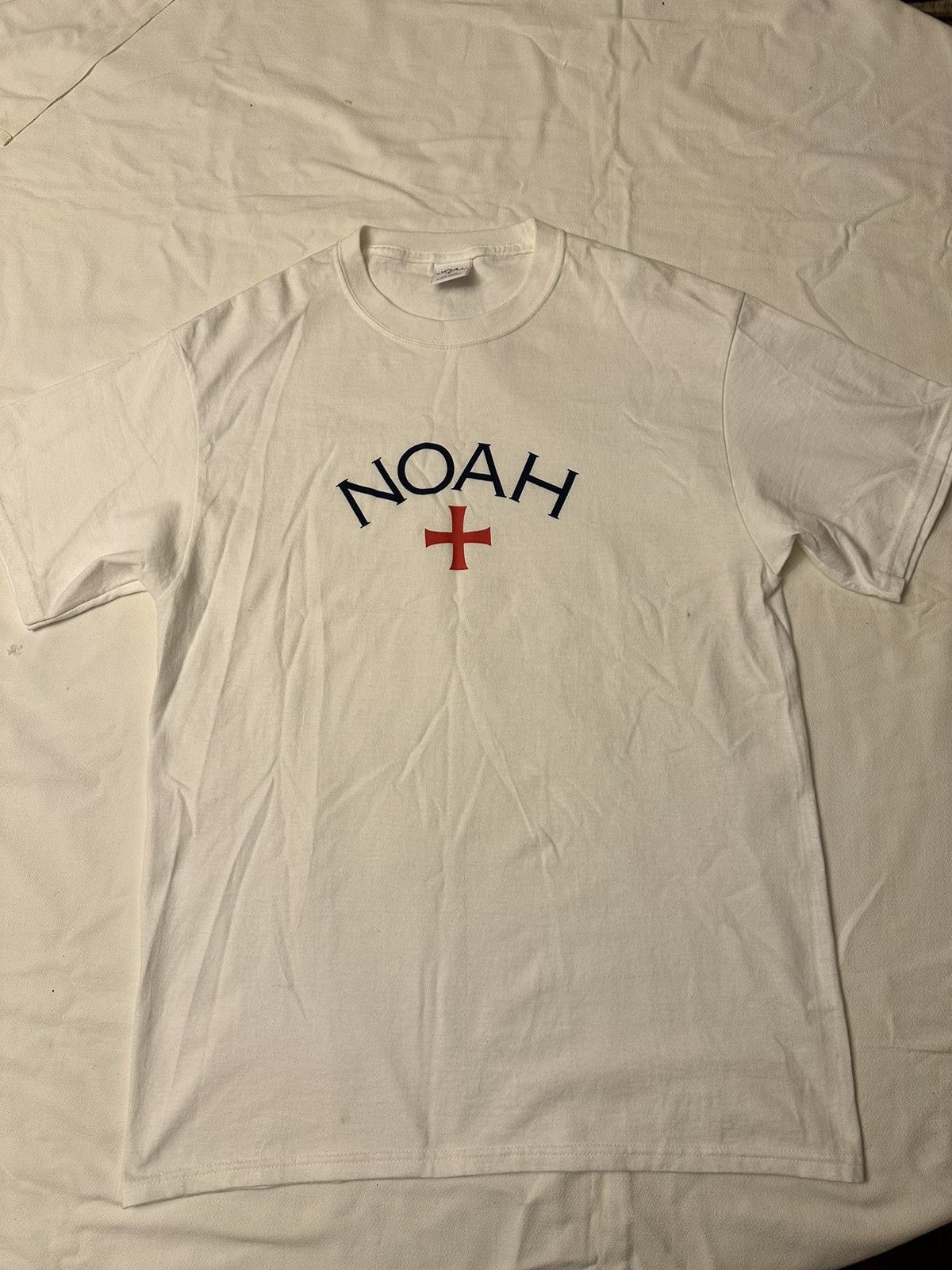 Noah NOAH MENS LOGO T-SHIRT WHITE SZ M Size US M / EU 48-50 / 2 - 1 Thumbnail
