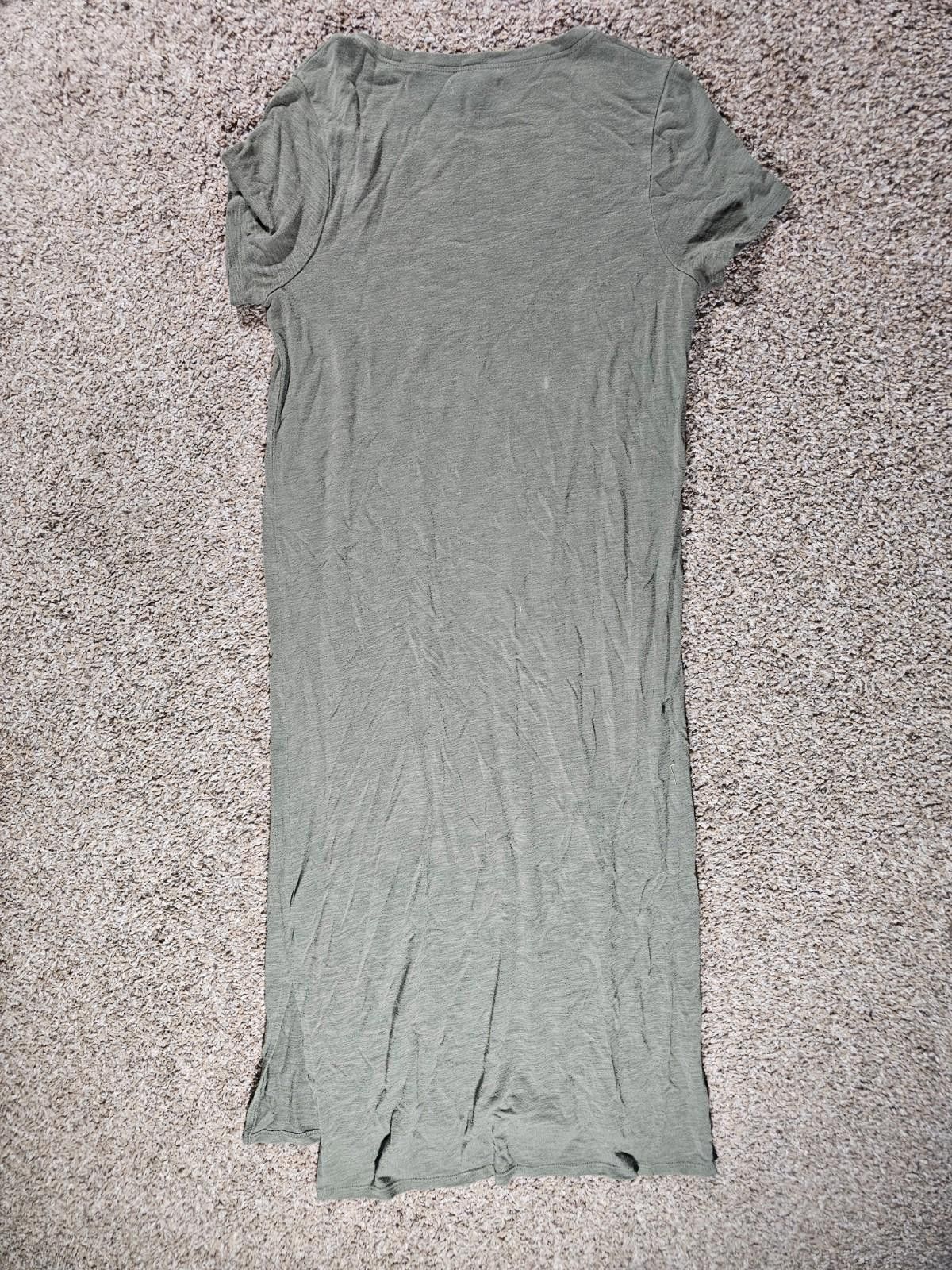 Madewell Madewell Dress Medium Green Midi Casual Everyday Boho Size M / US 6-8 / IT 42-44 - 6 Thumbnail