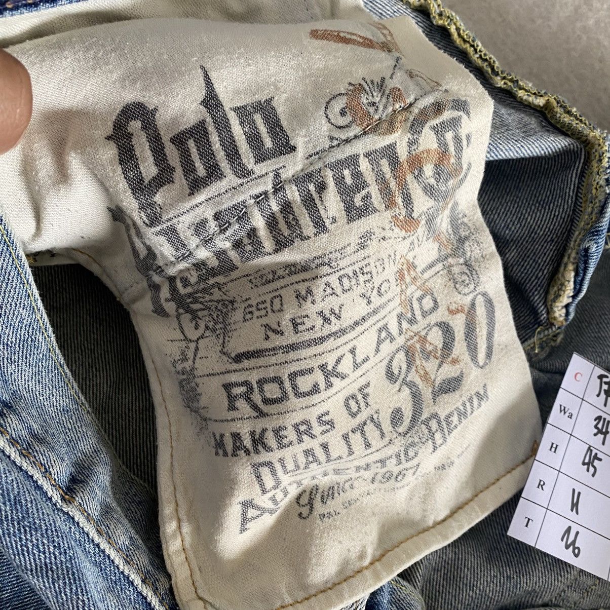 If Six Was Nine × Japanese Brand Polo Ralph Lauren Flared Distressed Denim w34 Size US 34 / EU 50 - 12 Thumbnail
