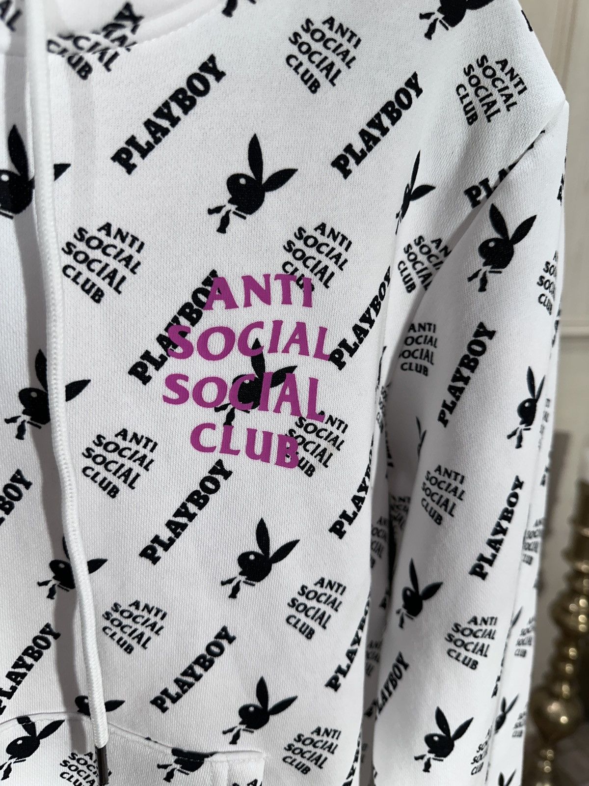 Anti Social Social Club x Playboy Hoodie Small All Over