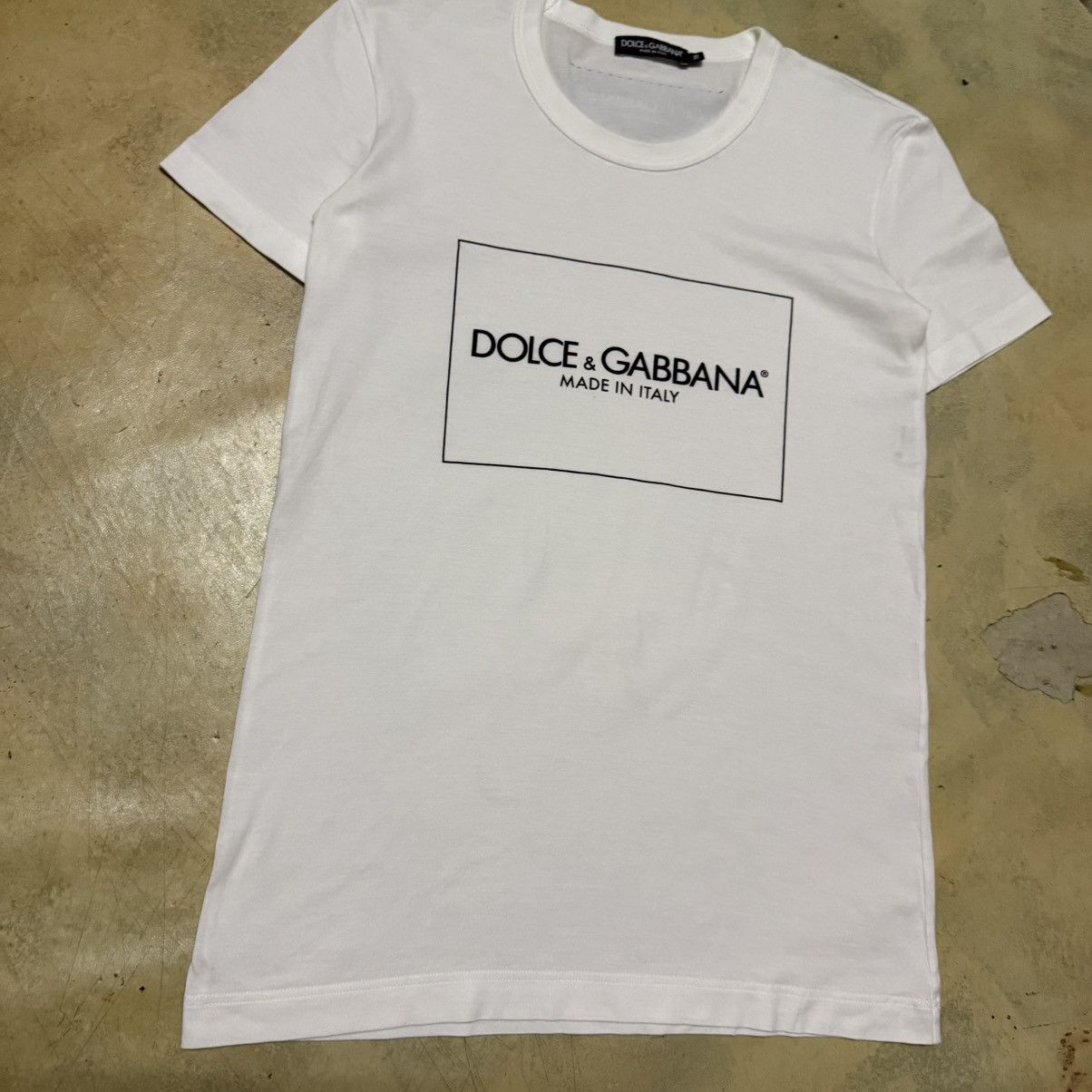 Dolce & Gabbana Dolce & Gabbana Made in Italy Big Logo T Shirt Size US S / EU 44-46 / 1 - 4 Thumbnail