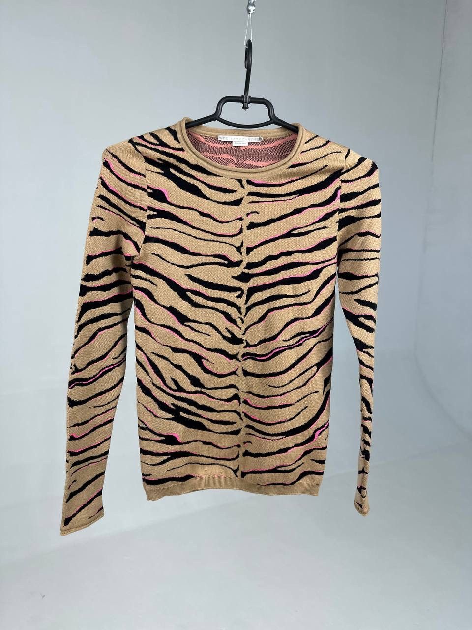 Stella McCartney Stella McCartney Tiger-Stripe Print Jacquard Sweater Size XS / US 0-2 / IT 36-38 - 4 Thumbnail