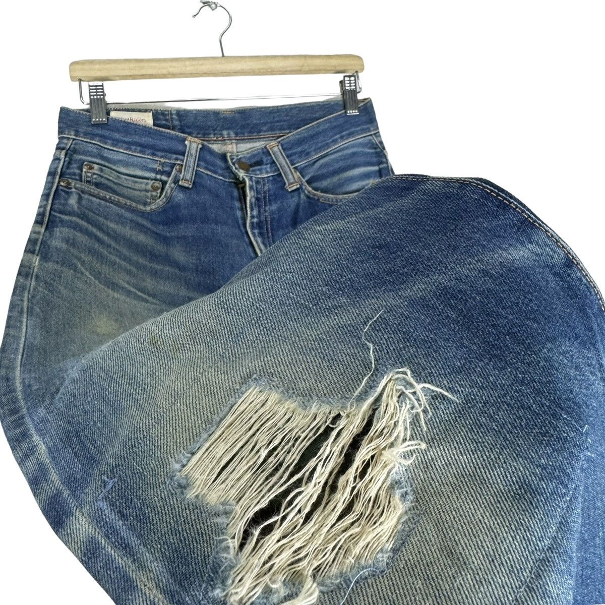 Indigo 🌟WESTRIDER JAPAN INDIGO DENIM JEANS PANTS Size US 30 / EU 46 - 6 Thumbnail