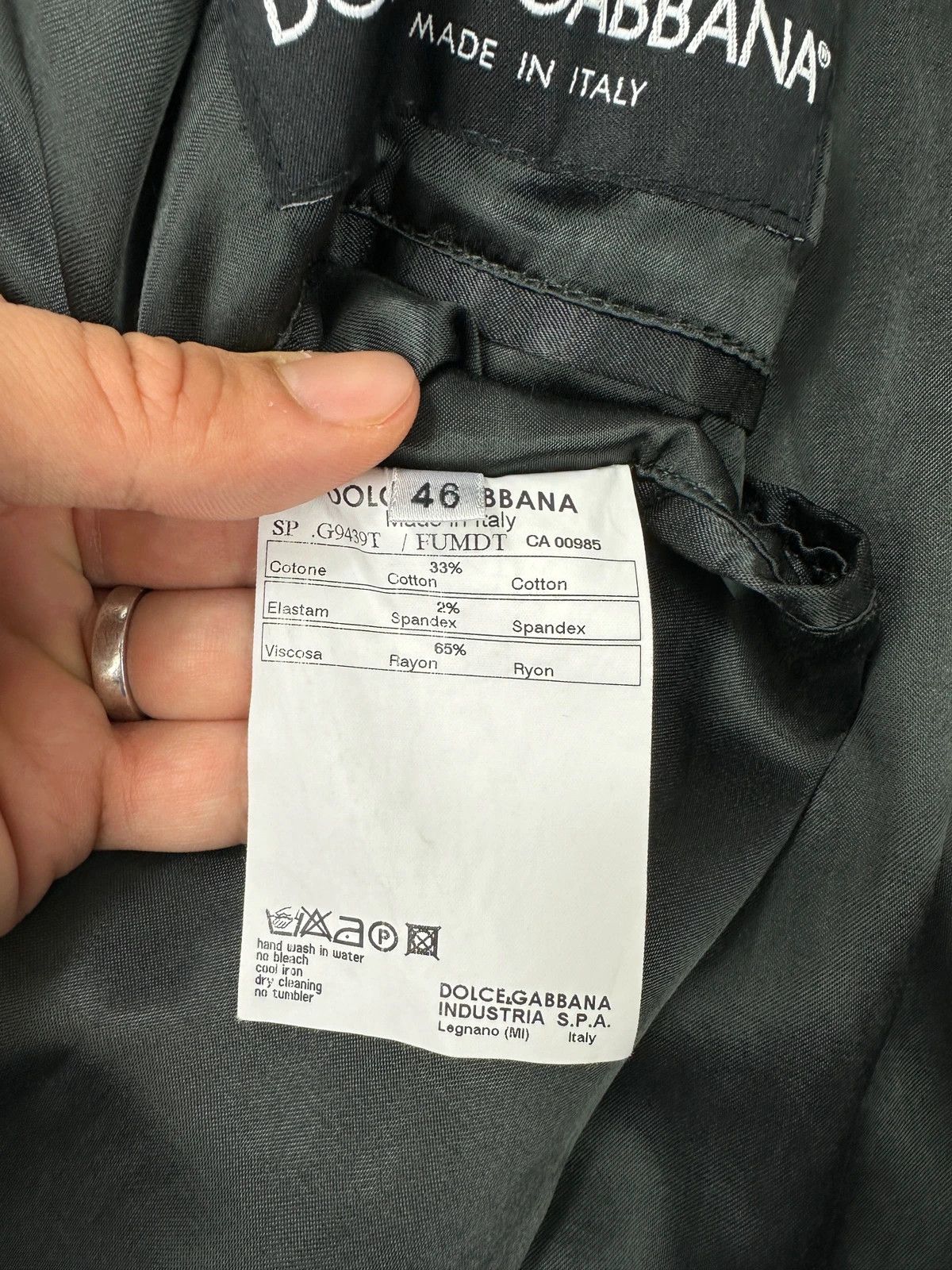 Dolce & Gabbana Dolce & Gabbana Super Light Dark Green Cargo Flight Jacket Size US S / EU 44-46 / 1 - 13 Thumbnail