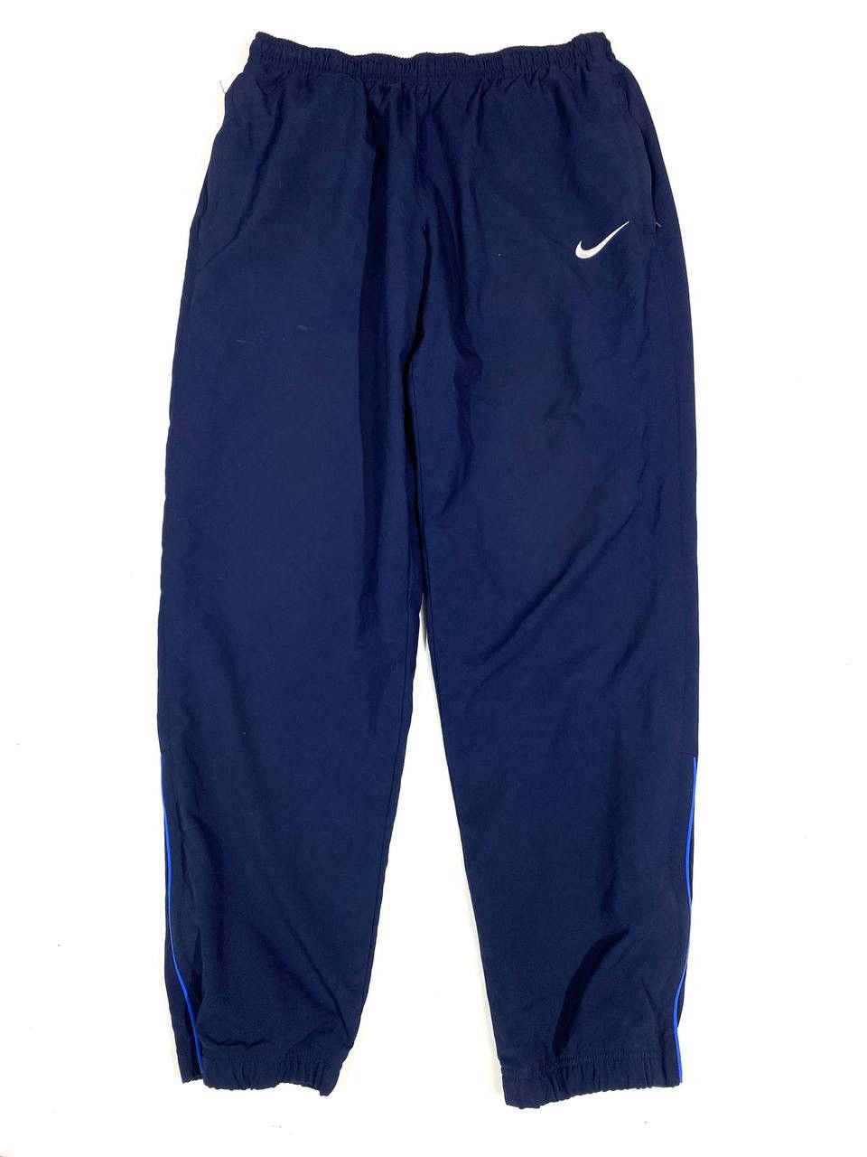 Nike Nike Track Pants Vintage Navy Nylon Y2K Parachute Size US 34 / EU 50 - 2 Thumbnail