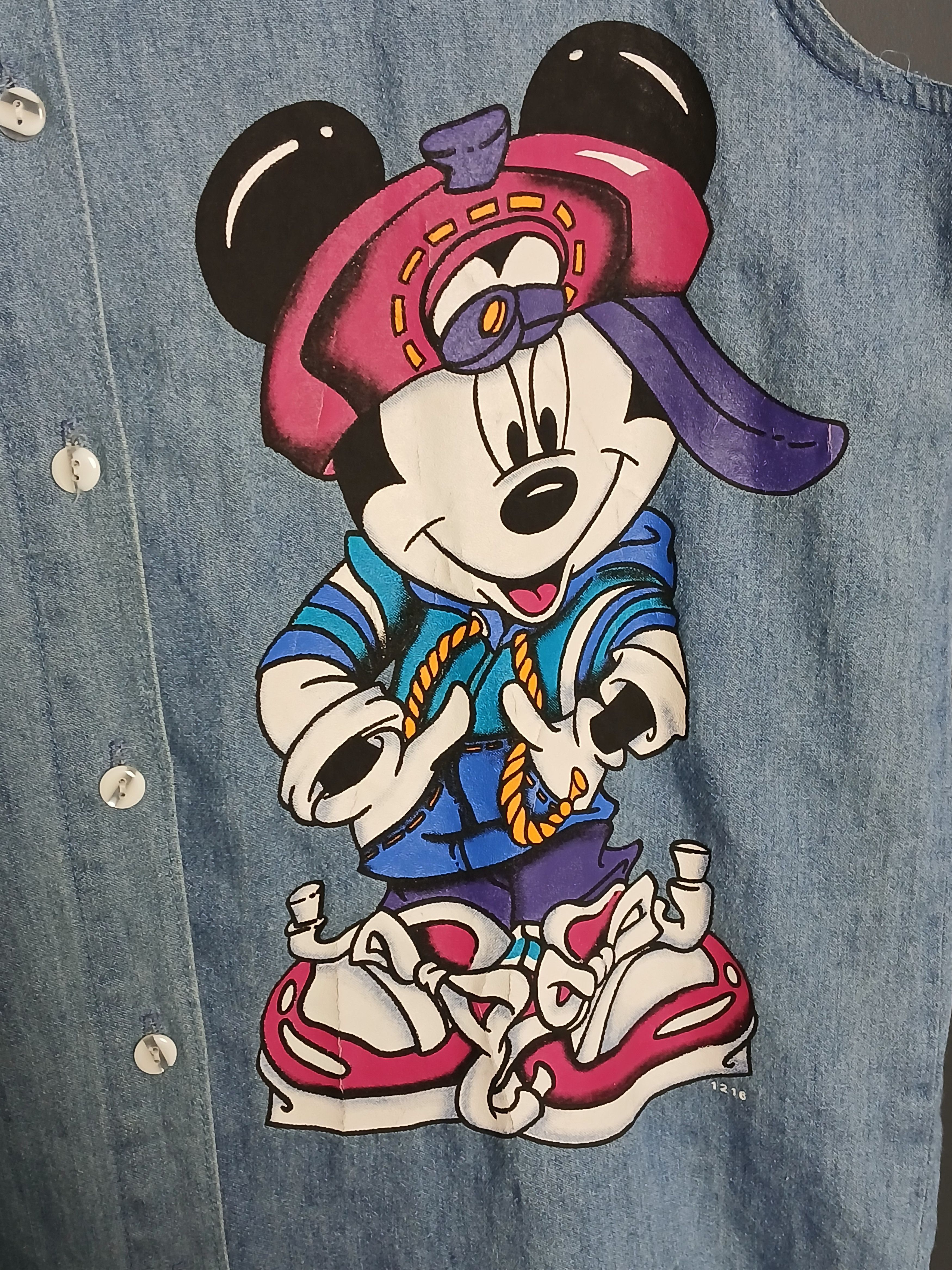 Disney × Vintage Vintage Disney Mickey Mouse Sleeveless Size US M / EU 48-50 / 2 - 3 Thumbnail