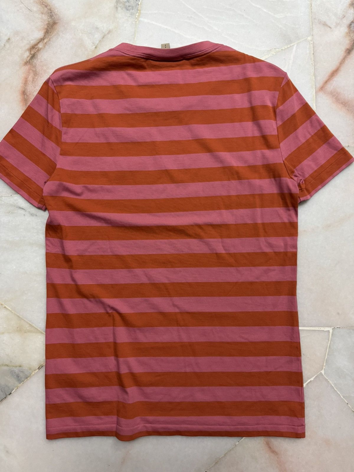 Burberry BURBERRY STRIPE EMBROIDERY LOGO TSHIRT Size US S / EU 44-46 / 1 - 12 Thumbnail