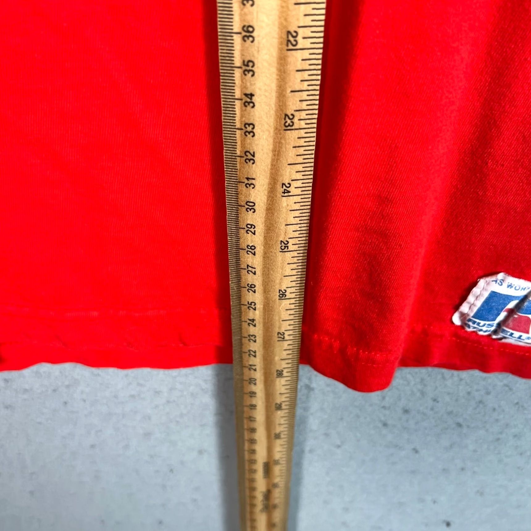 Russell Athletic VINTAGE Russell Athletic Varsity Pep Squad Red T-Shirt Mens Small Size US S / EU 44-46 / 1 - 6 Thumbnail