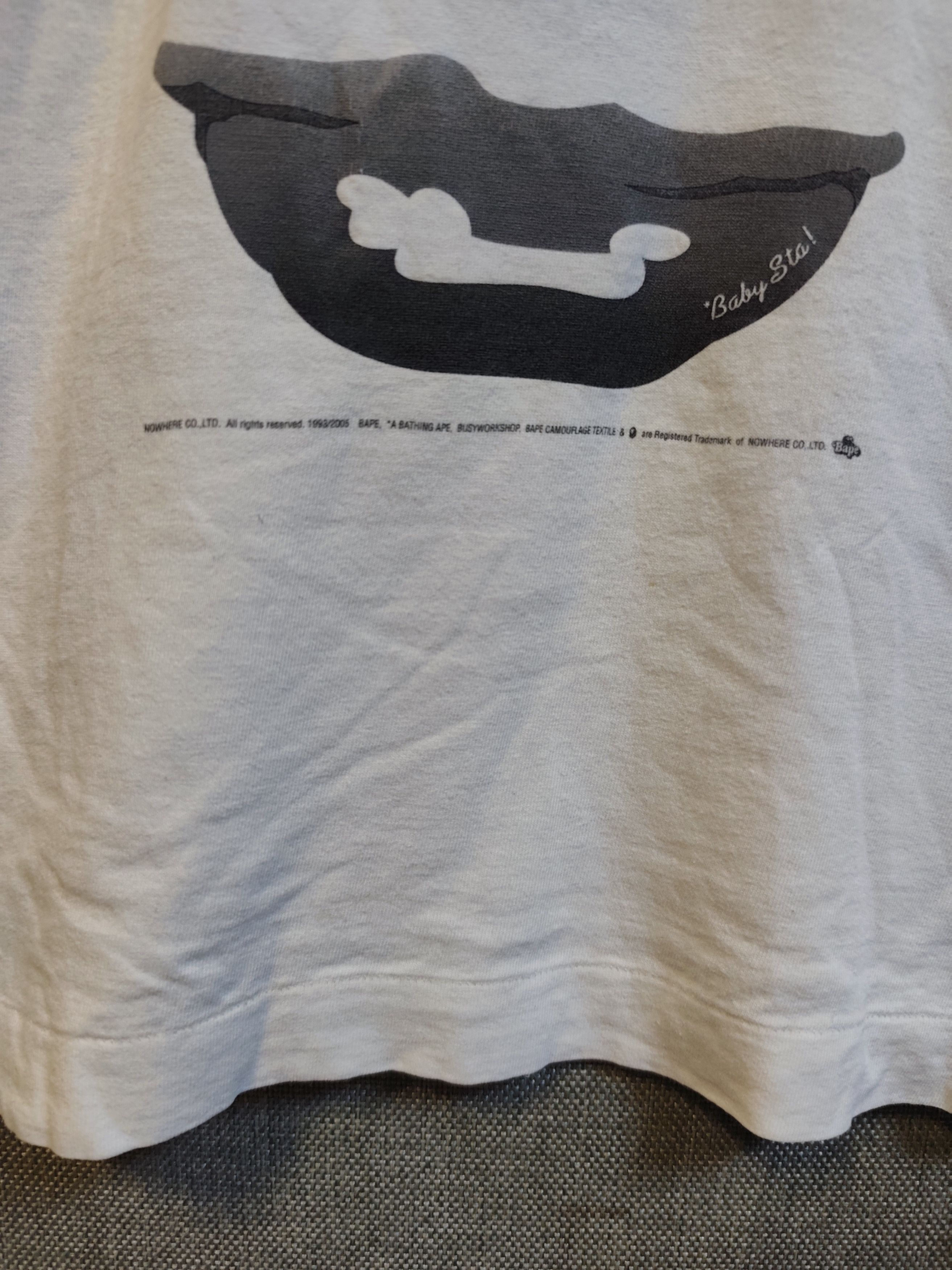 Bape Vintage Bape "Baby Sta Sunglasses Face"T-Shirt Size US XS / EU 42 / 0 - 6 Thumbnail