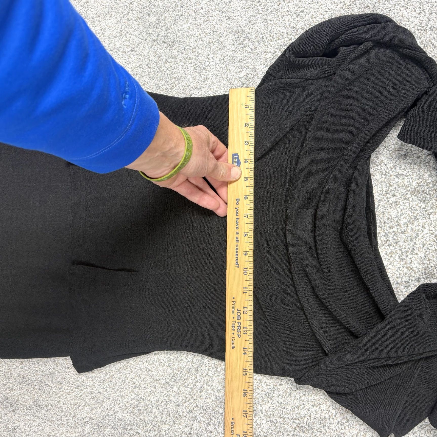 Vintage VINTAGE Nicole Studio 90 Y2K Dress Maxi Women Black Solid Long Sleeve Knit Office Siren Glam Corporate Goth 6 XS? Size M / US 6-8 / IT 42-44 - 3 Thumbnail