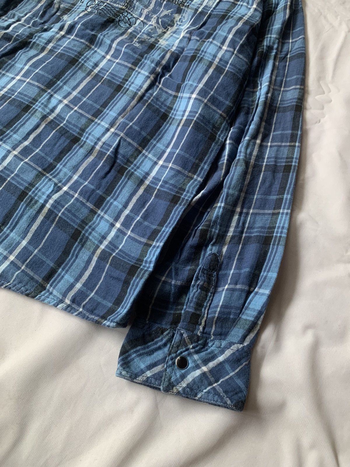 Japanese Brand Japanese Russ K Poem Plaid Flannel Size US XL / EU 56 / 4 - 10 Thumbnail