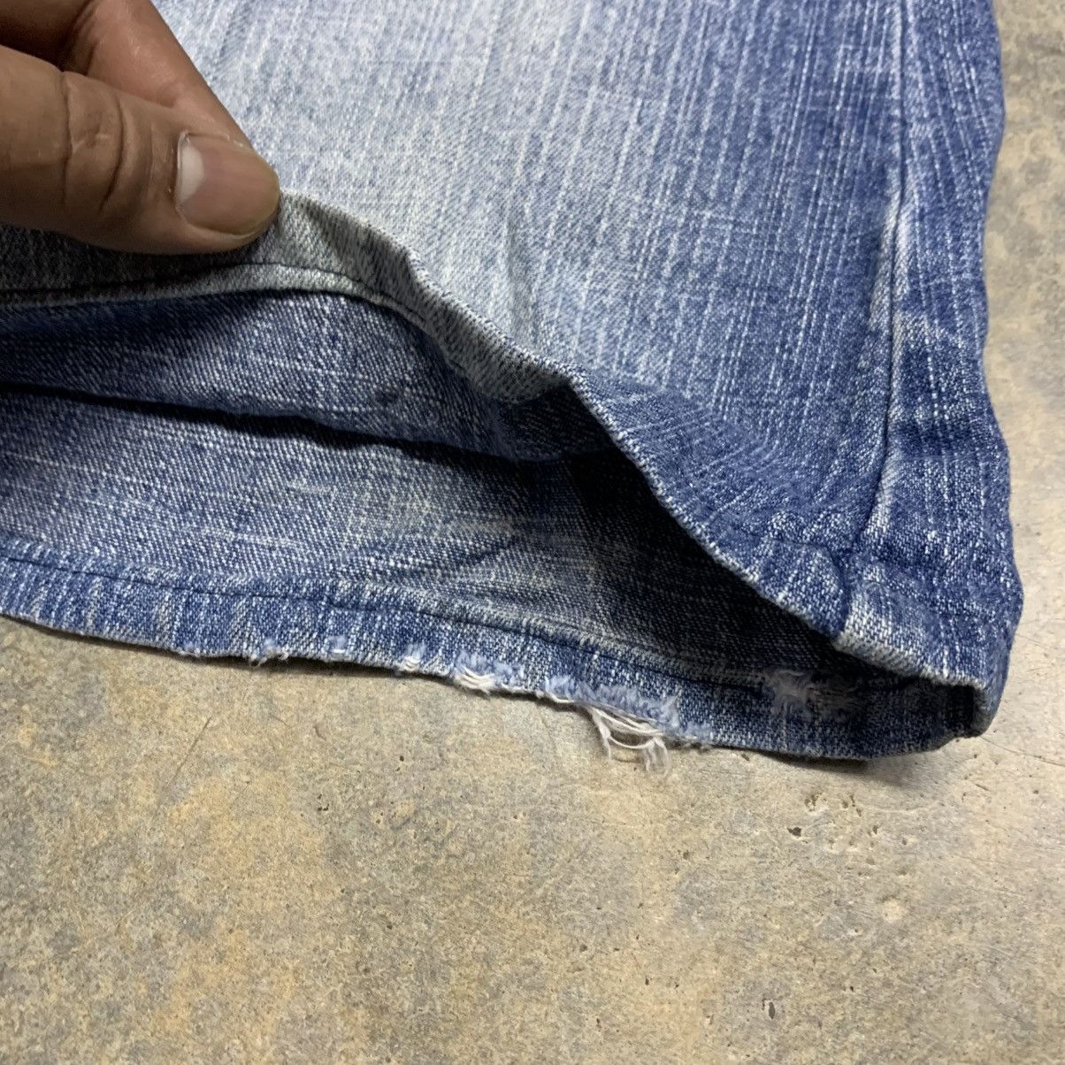 Japanese Brand Y2K Flare Loony Jeans Clawmark Fade Jean Size 27" / US 4 / IT 40 - 18 Thumbnail
