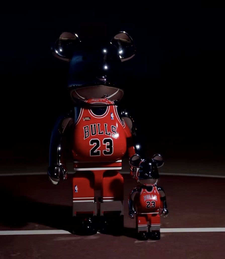 Jordan Brand × Medicom Toy Michael Jordan 1998 Final last shot x bearbrick 1000% Size ONE SIZE - 3 Thumbnail