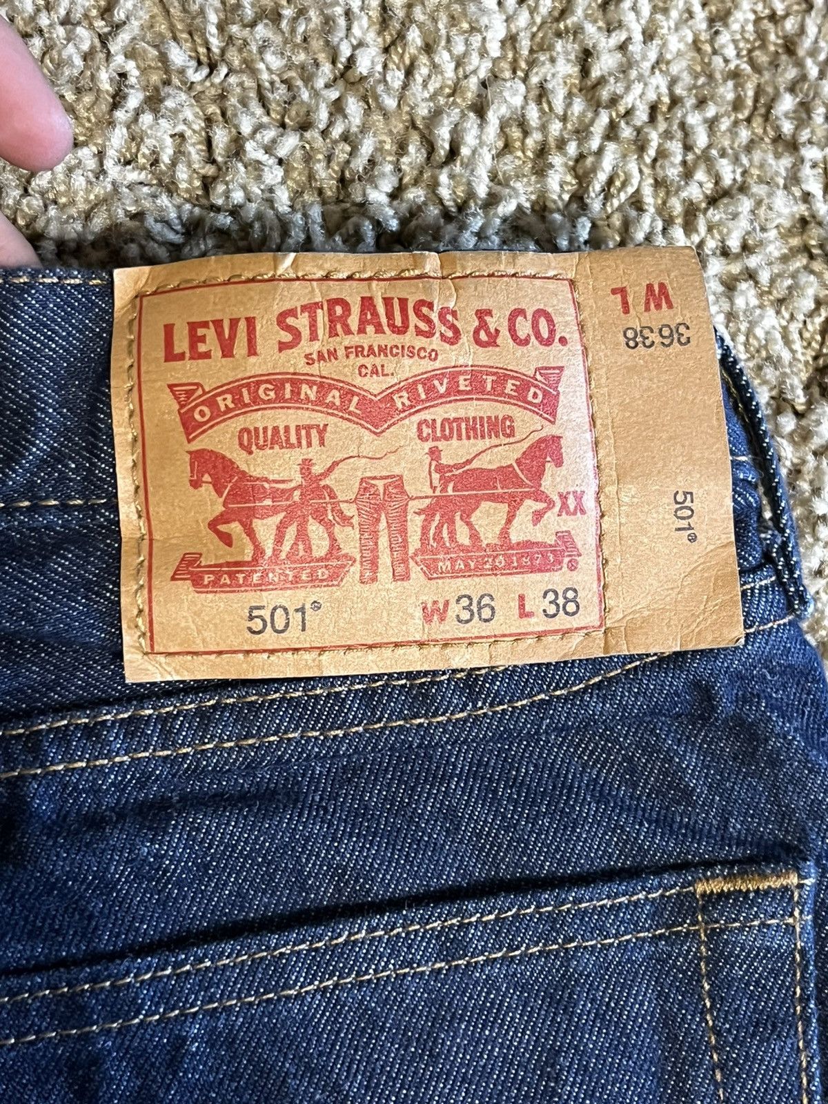 Levi's Dark blue levi jeans Size US 36 / EU 52 - 5 Thumbnail