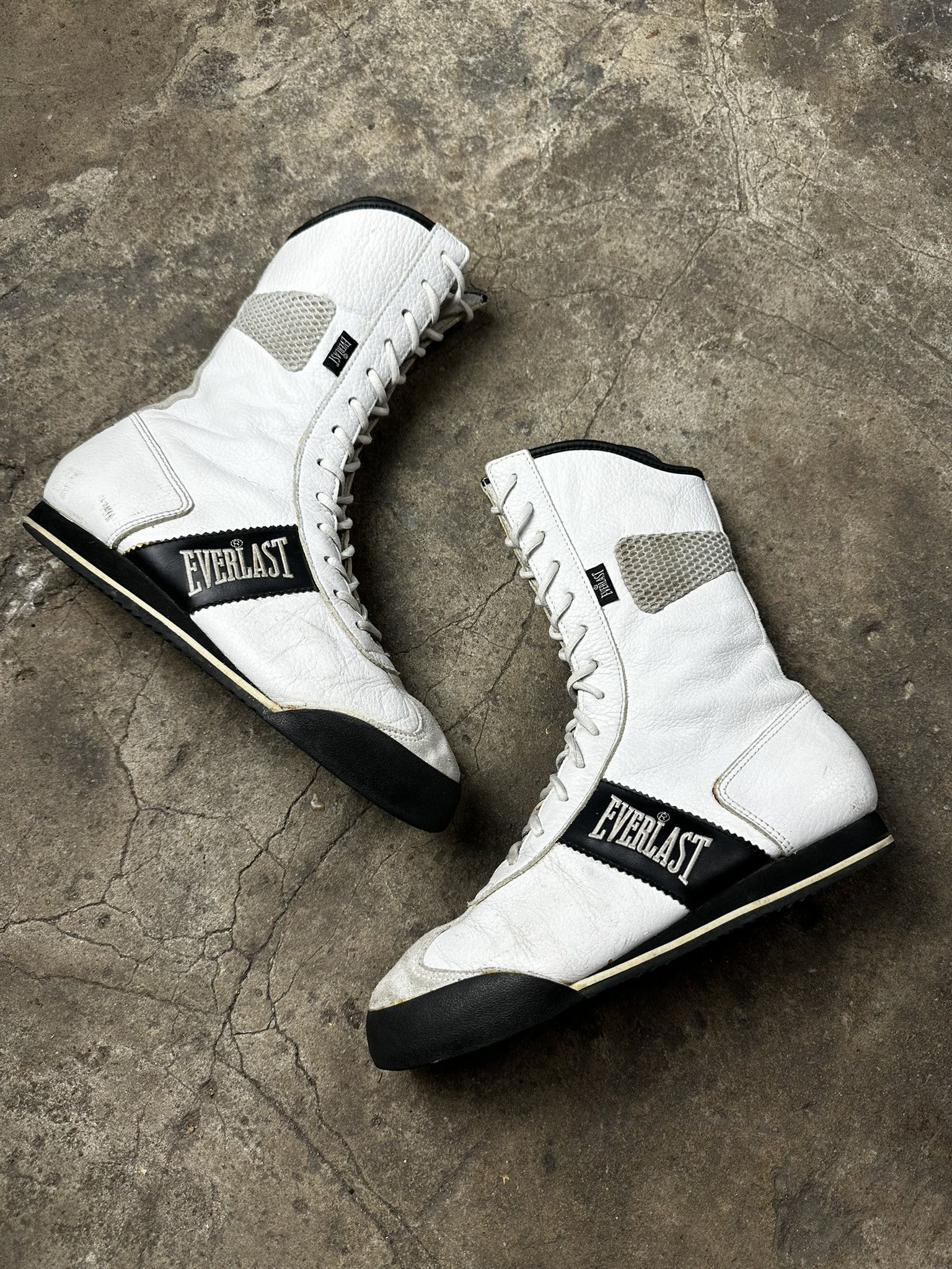 Everlast Rare Y2k Everlast Boxing High Leather Boots 2000s Size US 6.5 / IT 36.5 - 2 Thumbnail