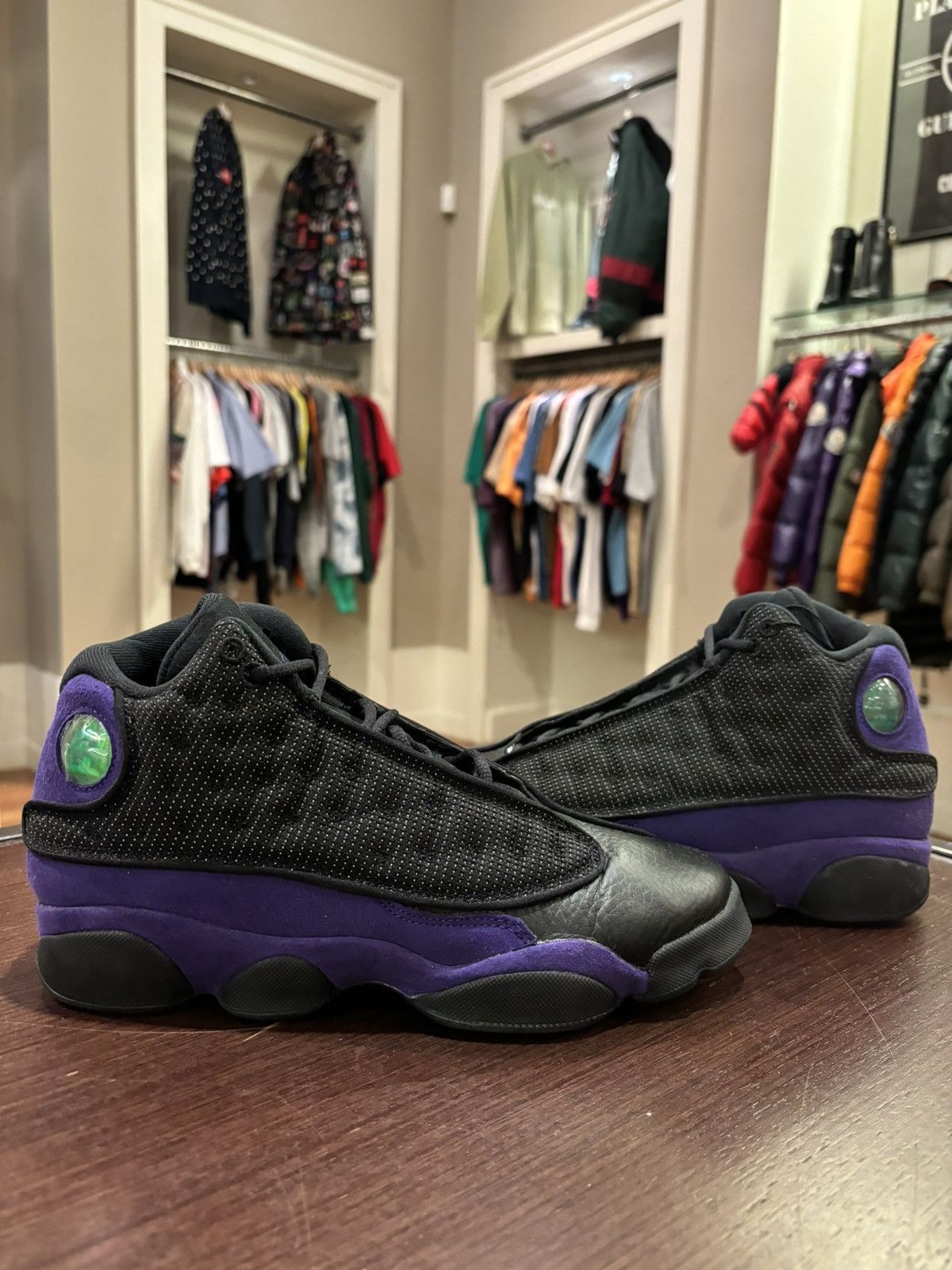 Jordan Brand Mens Air Jordan 13 Retro Court Purple Black