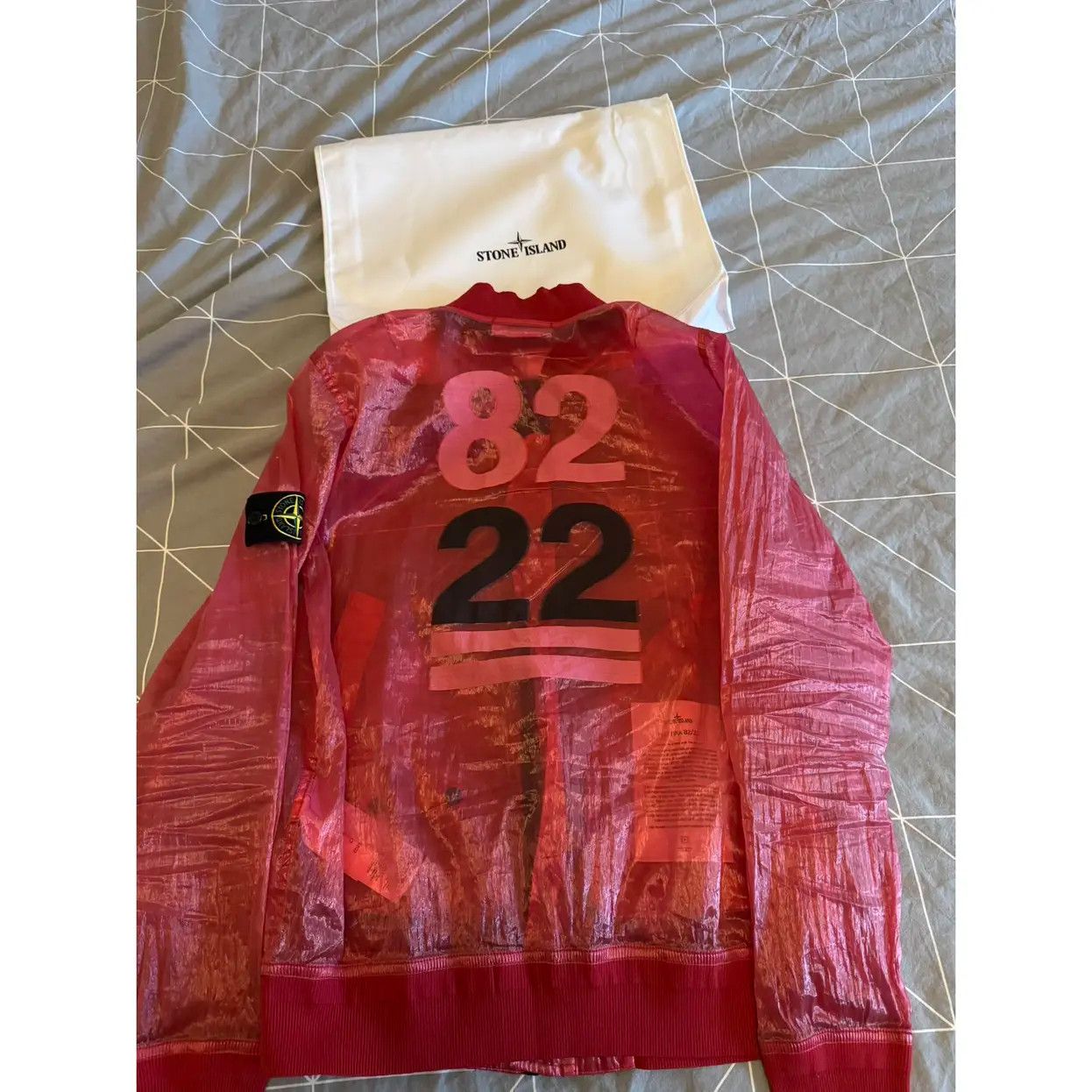 Stone Island semi-transparent bomber jacket Size US S / EU 44-46 / 1 - 4 Thumbnail