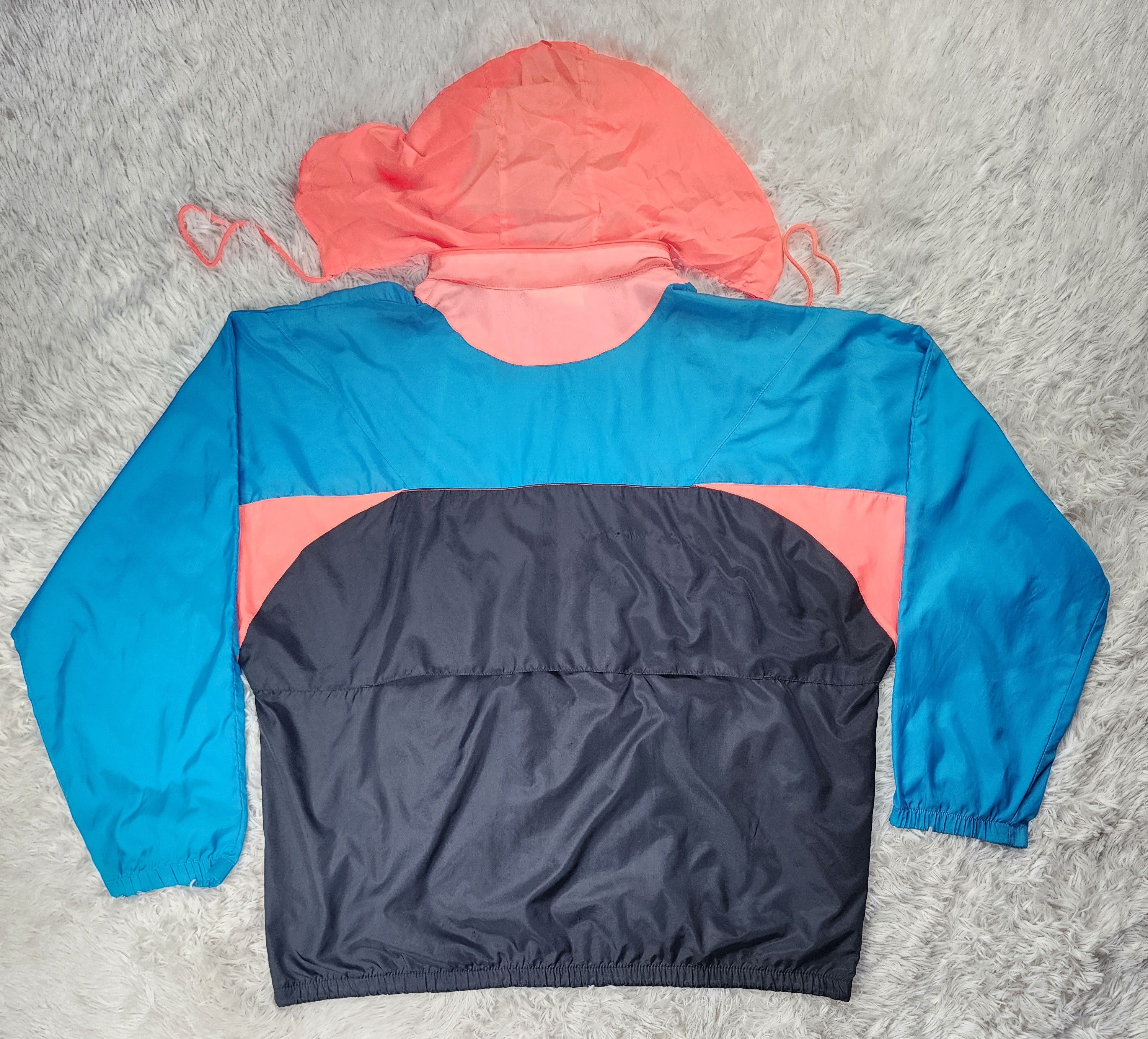 Adidas Vintage 90s Adidas windbreaker hoodied jacket Size US L / EU 52-54 / 3 - 7 Thumbnail
