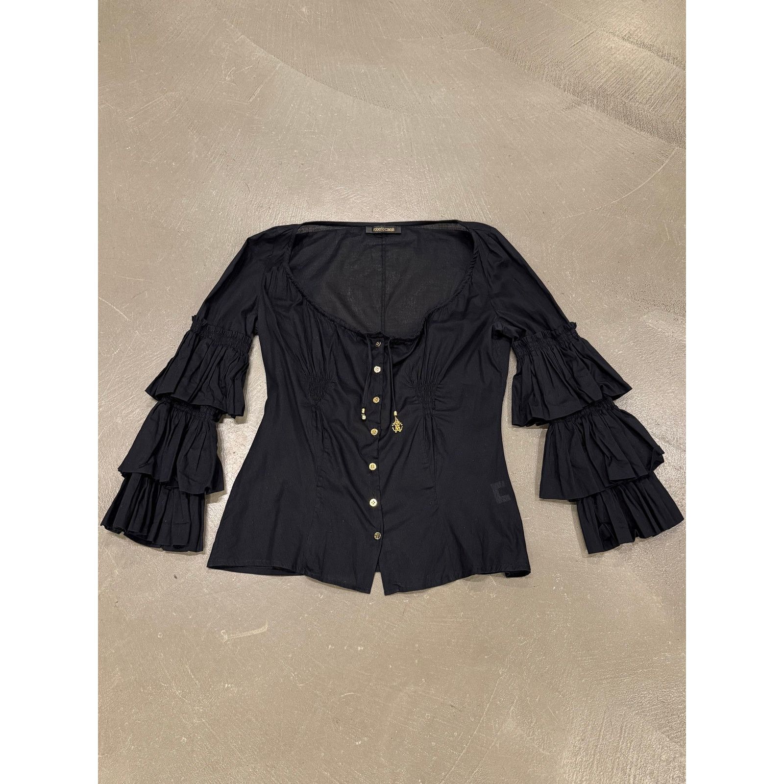 Roberto Cavalli 2000s Roberto Cavalli blouse top Size M / US 6-8 / IT 42-44 - 3 Thumbnail