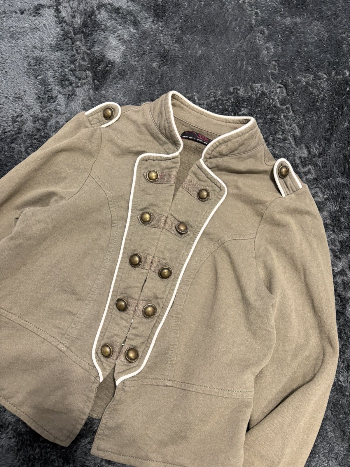 Hysteric Glamour × Undercover 00s Napoleon Military Jacket Coat YSL PPFM Balmain Vibe Size S / US 4 / IT 40 - 4 Thumbnail