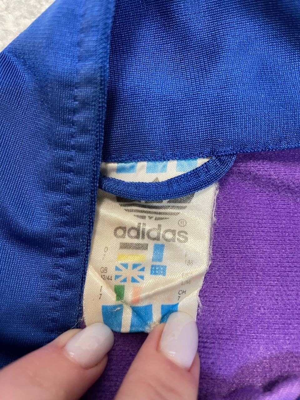 Adidas Vintage Adidas Sport Track Jacket 80s 90s Trefoil Logo Size US L / EU 52-54 / 3 - 12 Thumbnail