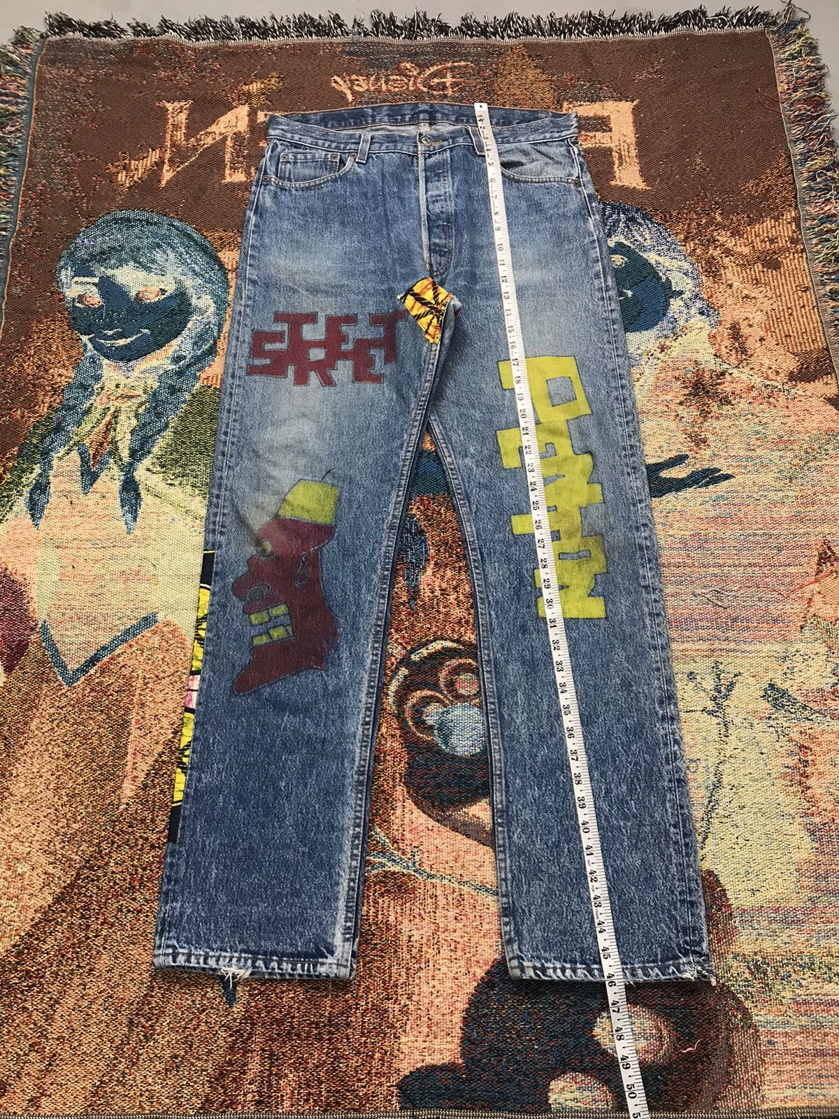 Levi's Vintage Levi’s reworked 501 denim Size US 36 / EU 52 - 6 Thumbnail
