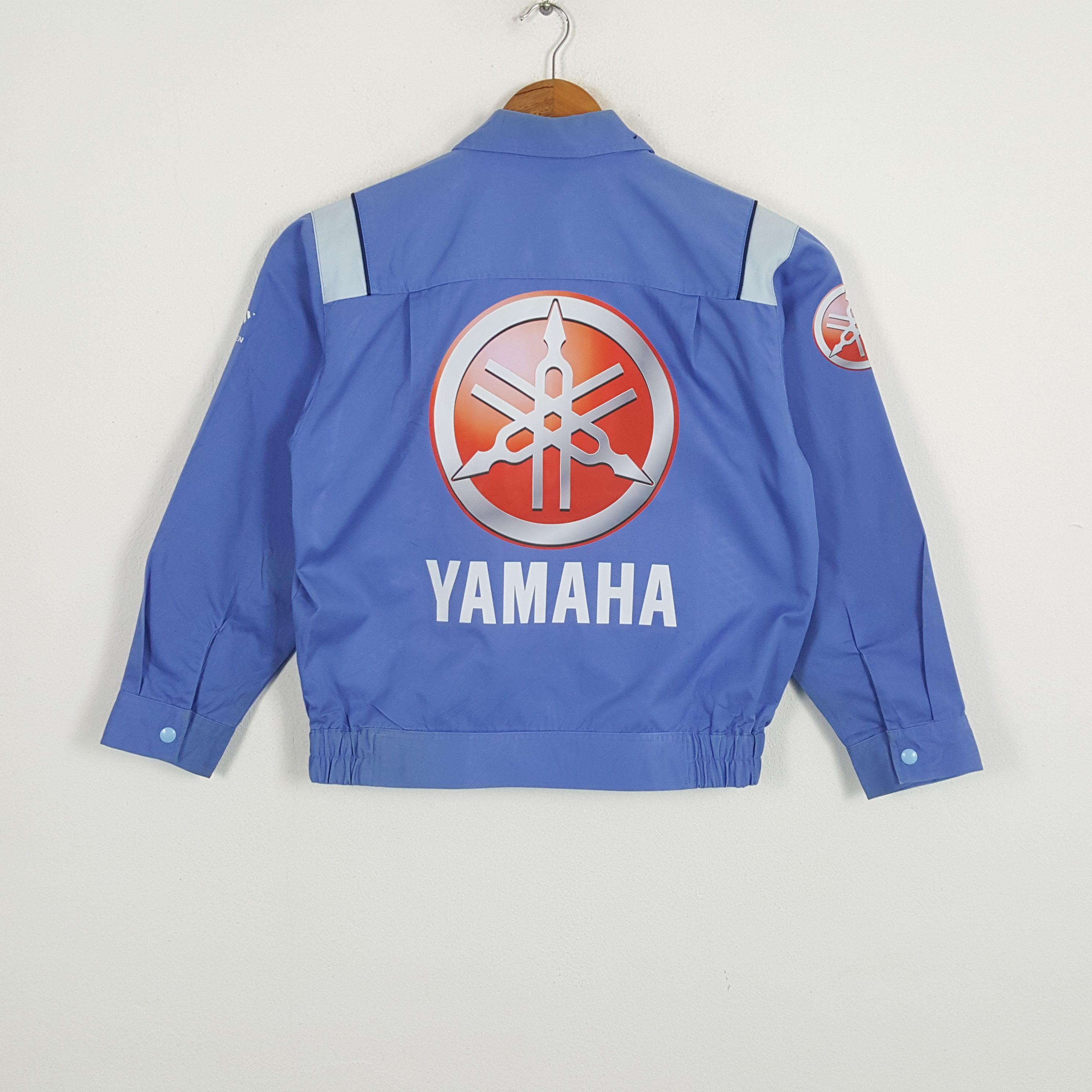 Vintage × Yamaha Vintage YAMAHA Japanese Motorcycle Racing Custom Crew Jacket Size US L / EU 52-54 / 3 - 1 Thumbnail