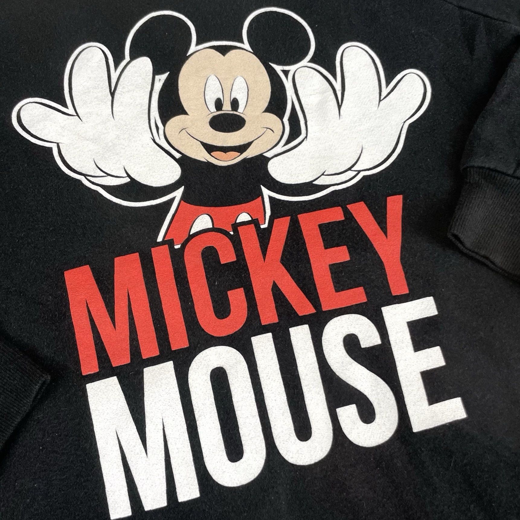 Disney VINTAGE Mickey Mouse Sweatshirt Women S Black Walt Disney Pullover Crewneck Casual Mens? Size S / US 4 / IT 40 - 3 Thumbnail