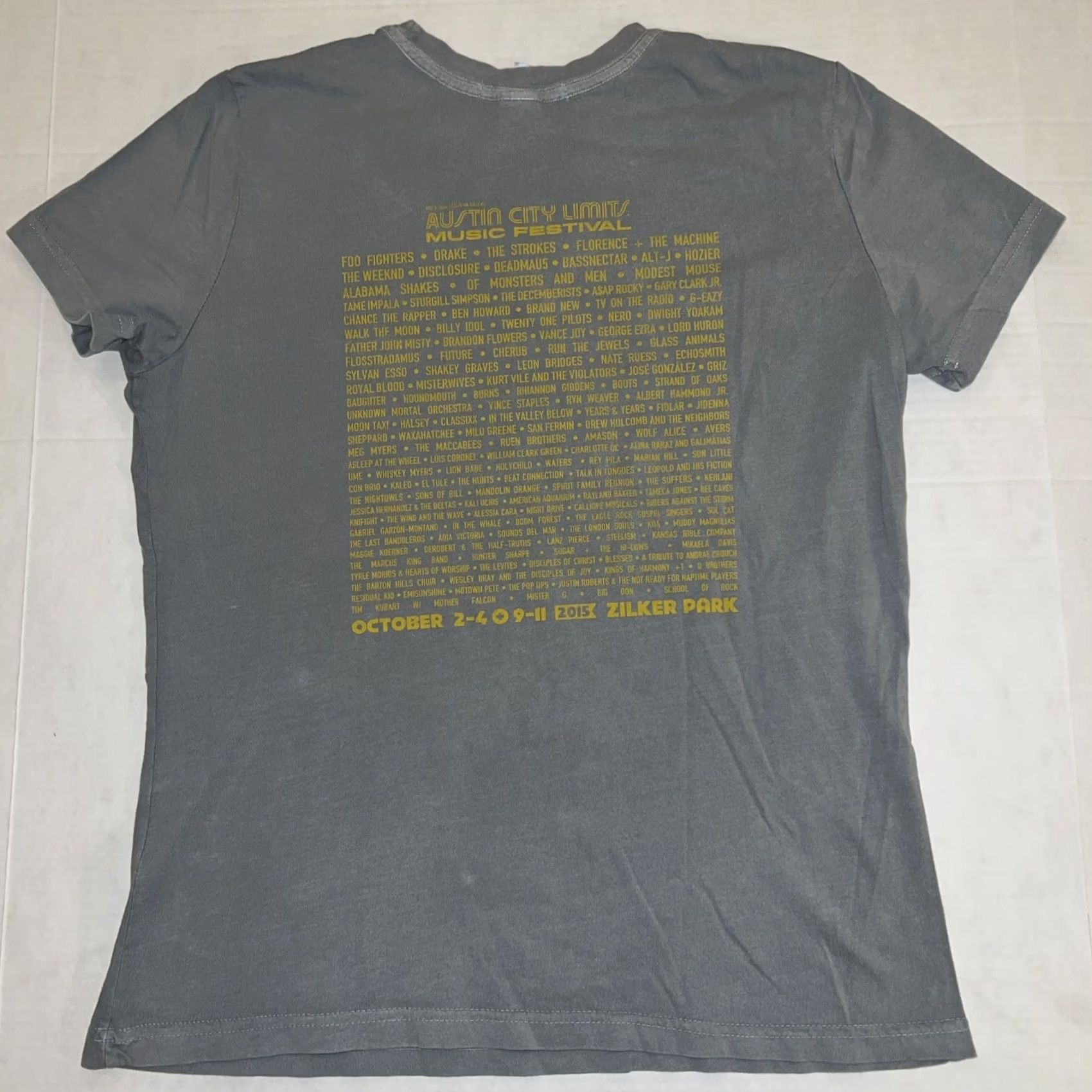 Vintage VINTAGE Authentic Pigment ACL Austin City Limits Music Festival Shirt Women’s Small Green Graphic Western 2015 Decade 2015 Womens Small Shirt Size S / US 4 / IT 40 - 5 Thumbnail